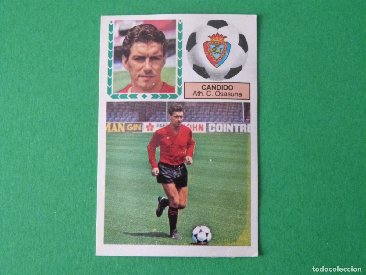 Cromos de F&uacute;tbol: CROMO FUTBOL CANDIDO AT. OSASUNA DESPEGADO FICHAJE N&ordm; 17 LIGA ESTE 1983-1984/83-84