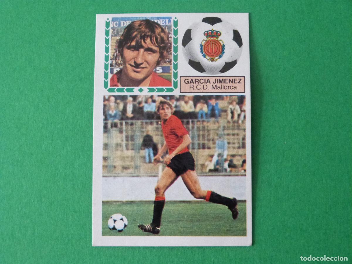 Cromos de F&uacute;tbol: CROMO FUTBOL GARCIA JIMENEZ R.C.D. MALLORCA DESPEGADO FICHAJE N&ordm; 18 LIGA ESTE 1983-1984/83-84