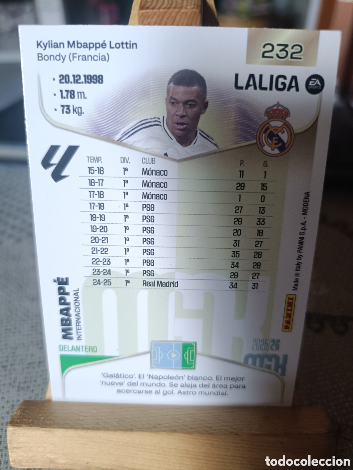 Cromos de f&uacute;tbol: MBAPPE MEGACRACKS 25 26 N&deg;232 - Foto 2