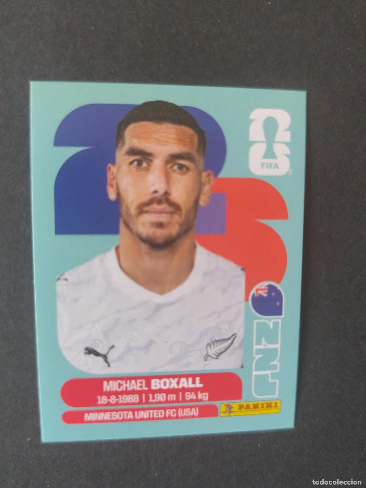 Cromos de F&uacute;tbol: NZL4 MICHAEL BOXALL 4 NUEVA ZELANDA MUNDIAL FIFA WORLD CUP 2026 STICKER PANINI SIN PEGAR