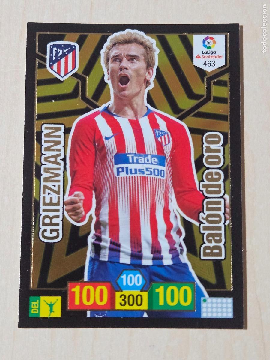 Cromos de F&uacute;tbol: FICHA N&ordm; 463 GRIEZMANN - ADRENALYN 18 19 - PANINI 2018 - 19 - CROMO - BALON DE ORO