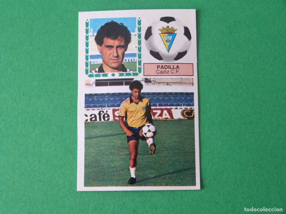 Cromos de F&uacute;tbol: CROMO FUTBOL PADILLA CADIZ C.F. VERSION DESPEGADO FICHAJE N&ordm; 22 LIGA ESTE 1983-1984/83-84