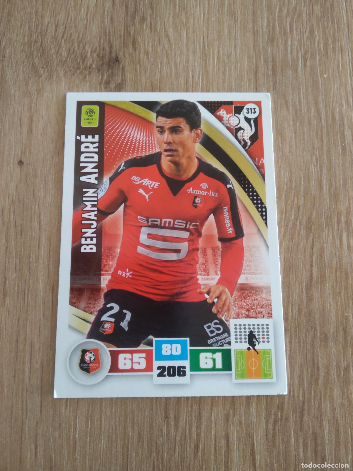 Cromos de F&uacute;tbol: 313 ANDRE Stade Rennais CROMO FUTBOL PANINI LIGA FRANCIA 2016-2017 FOOT LIGUE 1 ADRENALYN 16-17