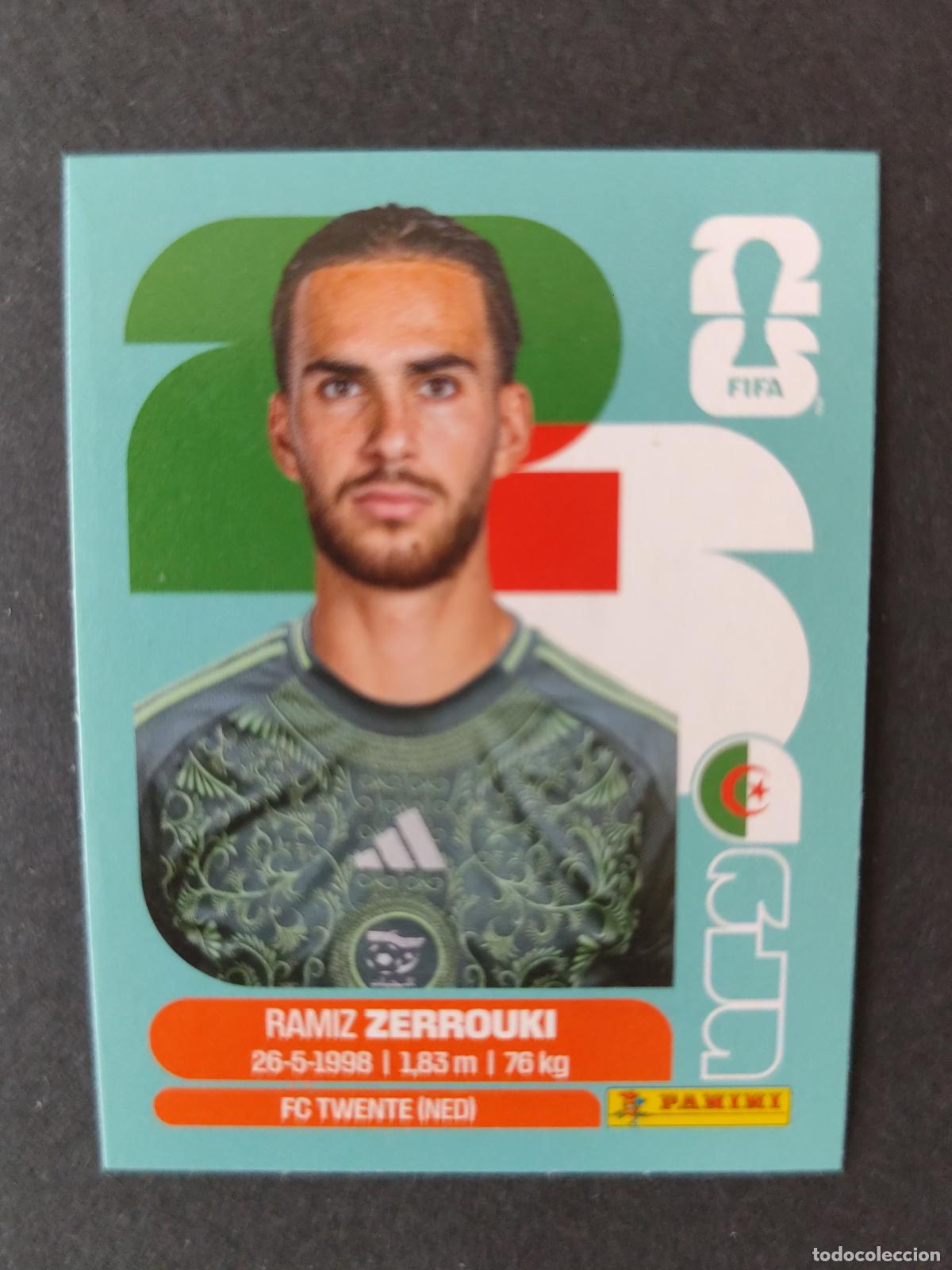 Cromos de F&uacute;tbol: ALG11 RAMIZ ZERROUKI 11 ARGELIA MUNDIAL FIFA WORLD CUP 2026 STICKER PANINI SIN PEGAR