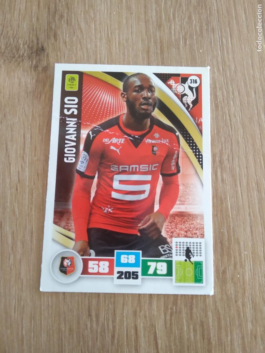 Cromos de F&uacute;tbol: 316 SIO Stade Rennais CROMO FUTBOL PANINI LIGA FRANCIA 2016-2017 FOOT LIGUE 1 ADRENALYN 16-17