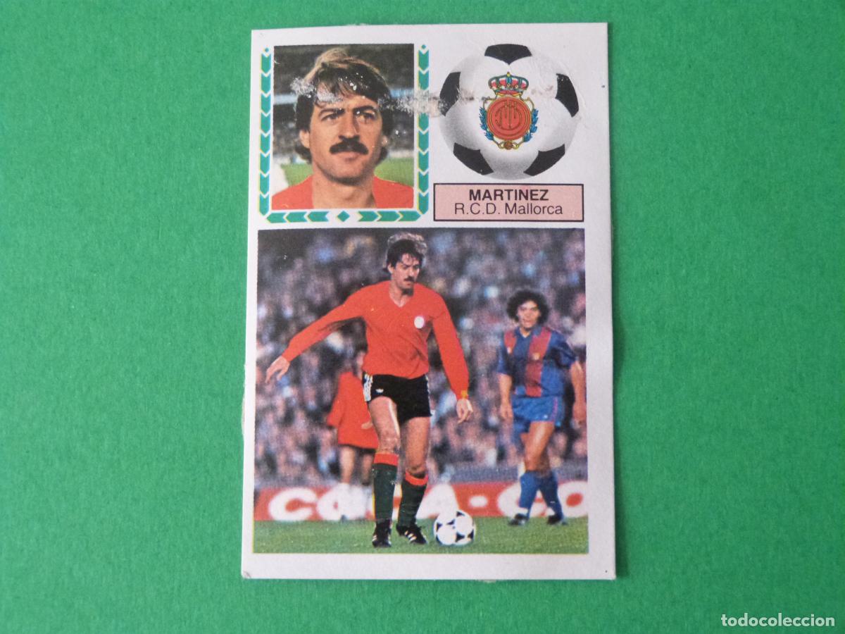 Cromos de F&uacute;tbol: CROMO FUTBOL MARTINEZ RCD MALLORCA VERSION PINTADO DESPEGADO FICHAJE N&ordm; 23 LIGA ESTE 1983-1984/83-84