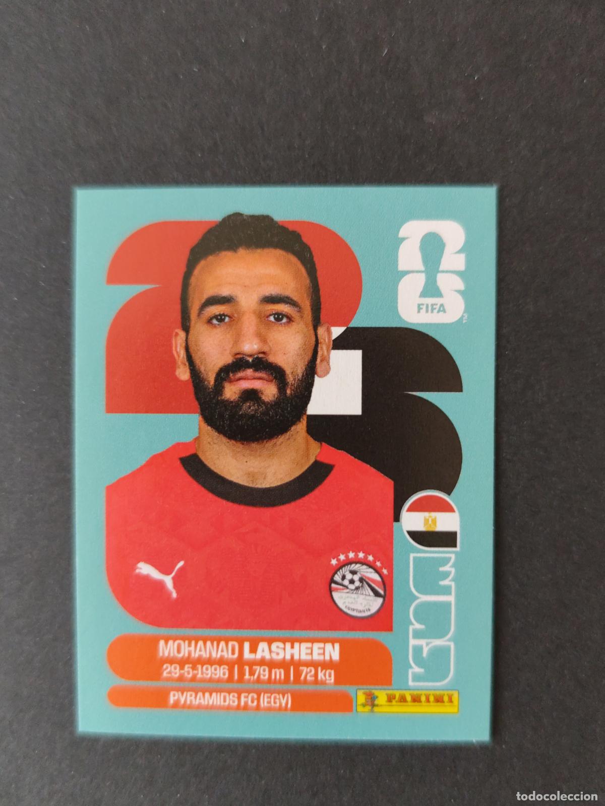 Football Stickers: EGY14 MOHAMED LASHEEN 14 EGIPTO MUNDIAL FIFA WORLD CUP 2026 STICKER PANINI SIN PEGAR