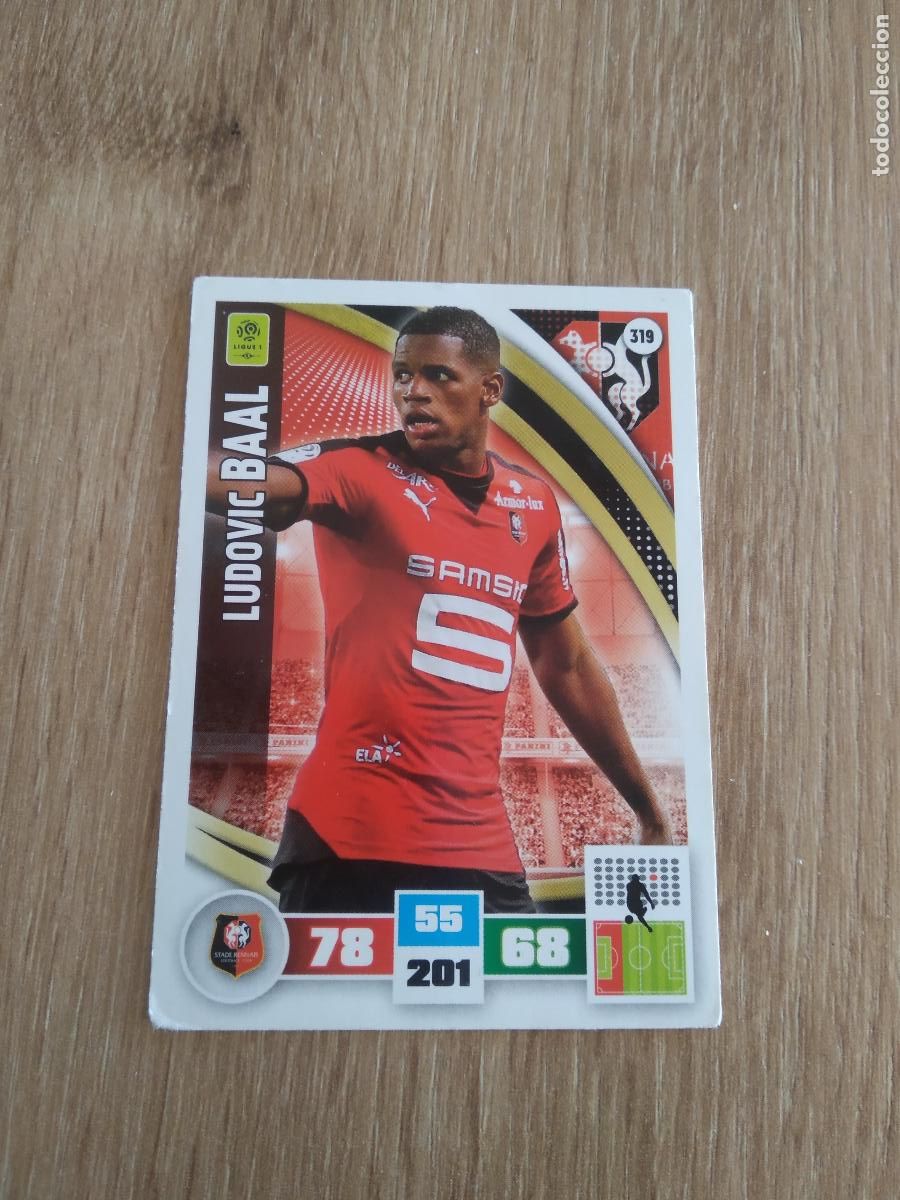 Football Stickers: 319 BAAL Stade Rennais CROMO FUTBOL PANINI LIGA FRANCIA 2016-2017 FOOT LIGUE 1 ADRENALYN 16-17