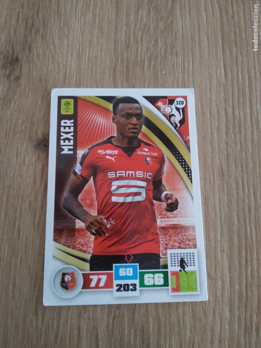 Football Stickers: 320 MEXER Stade Rennais CROMO FUTBOL PANINI LIGA FRANCIA 2016-2017 FOOT LIGUE 1 ADRENALYN 16-17