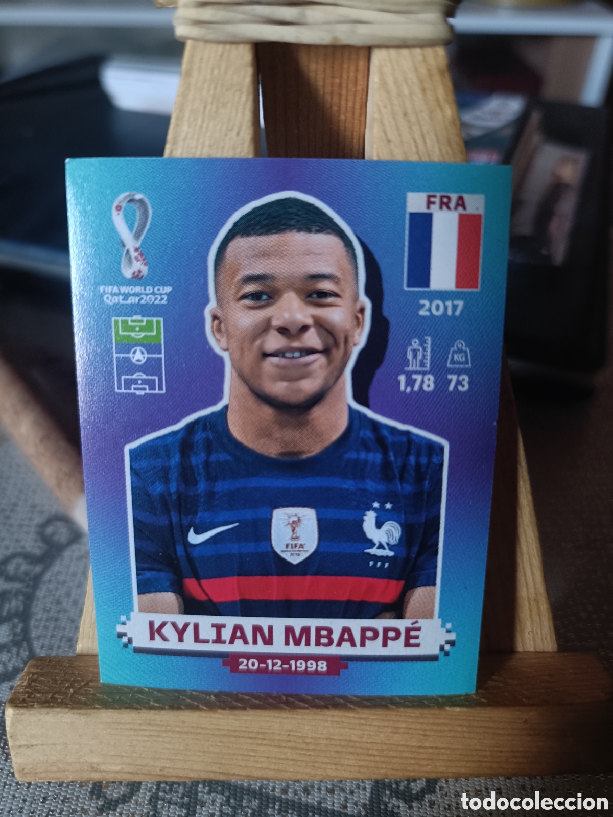 Football Stickers: Cromo MBAPPE nunca pegado Qatar 2022 Fifa World Cup