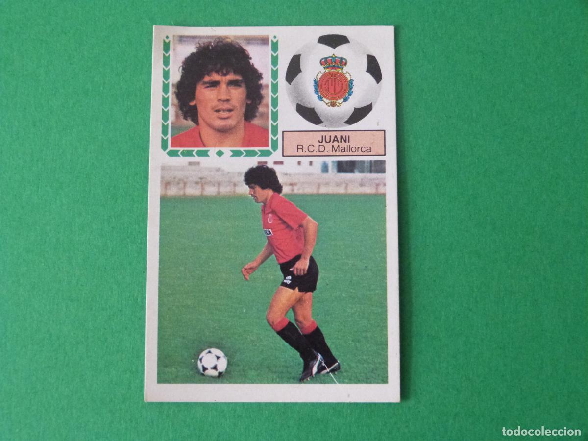 Football Stickers: CROMO FUTBOL JUANI R.C.D. MALLORCA VERSION DESPEGADO FICHAJE N&ordm; 25 LIGA ESTE 1983-1984/83-84