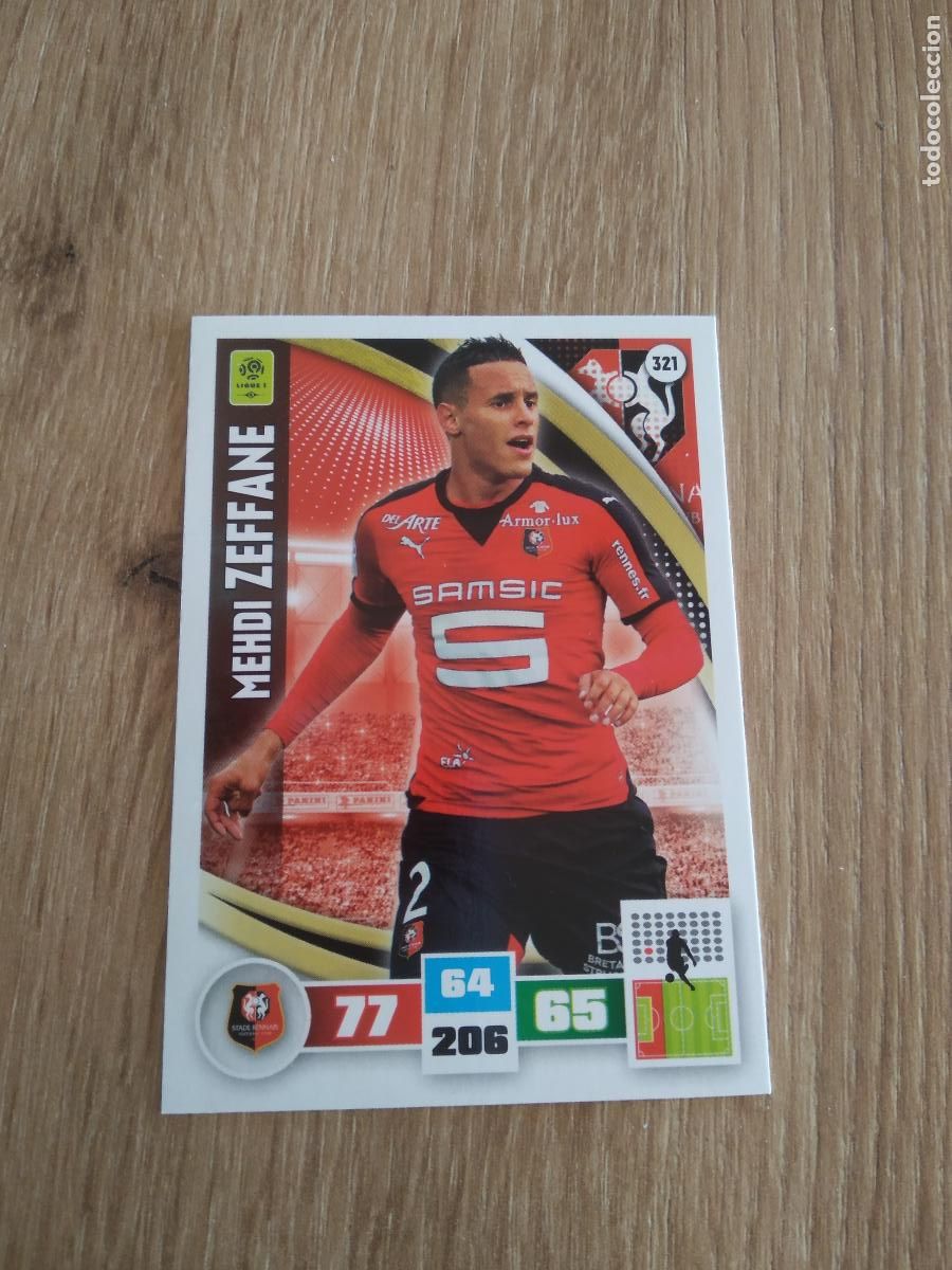 Football Stickers: 321 ZEFFANE Stade Rennais CROMO FUTBOL PANINI LIGA FRANCIA 2016-2017 FOOT LIGUE 1 ADRENALYN 16-17