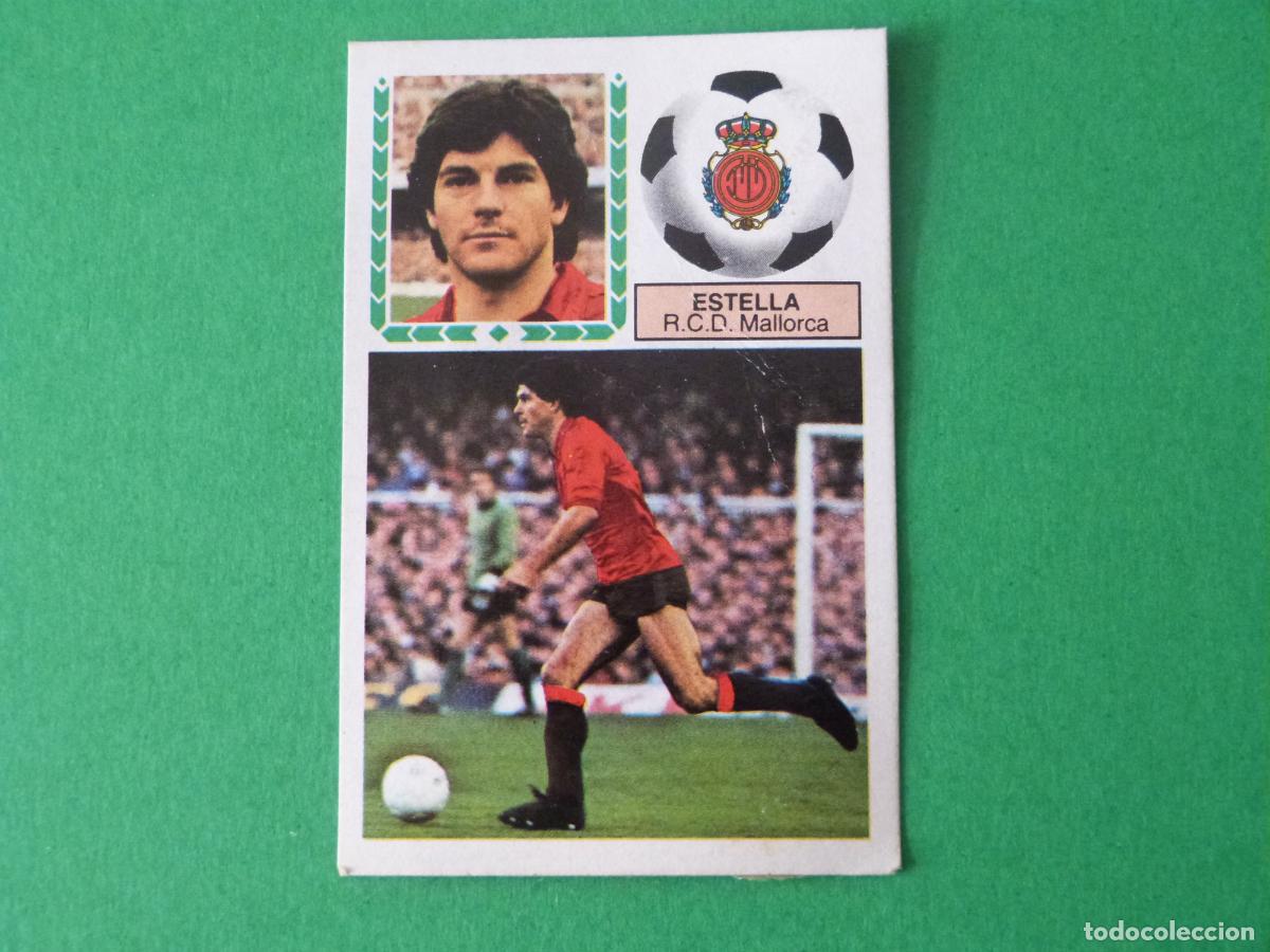 Cromos de F&uacute;tbol: CROMO FUTBOL ESTELLA R.C.D. MALLORCA DESPEGADO FICHAJE N&ordm; 27 LIGA ESTE 1983-1984/83-84