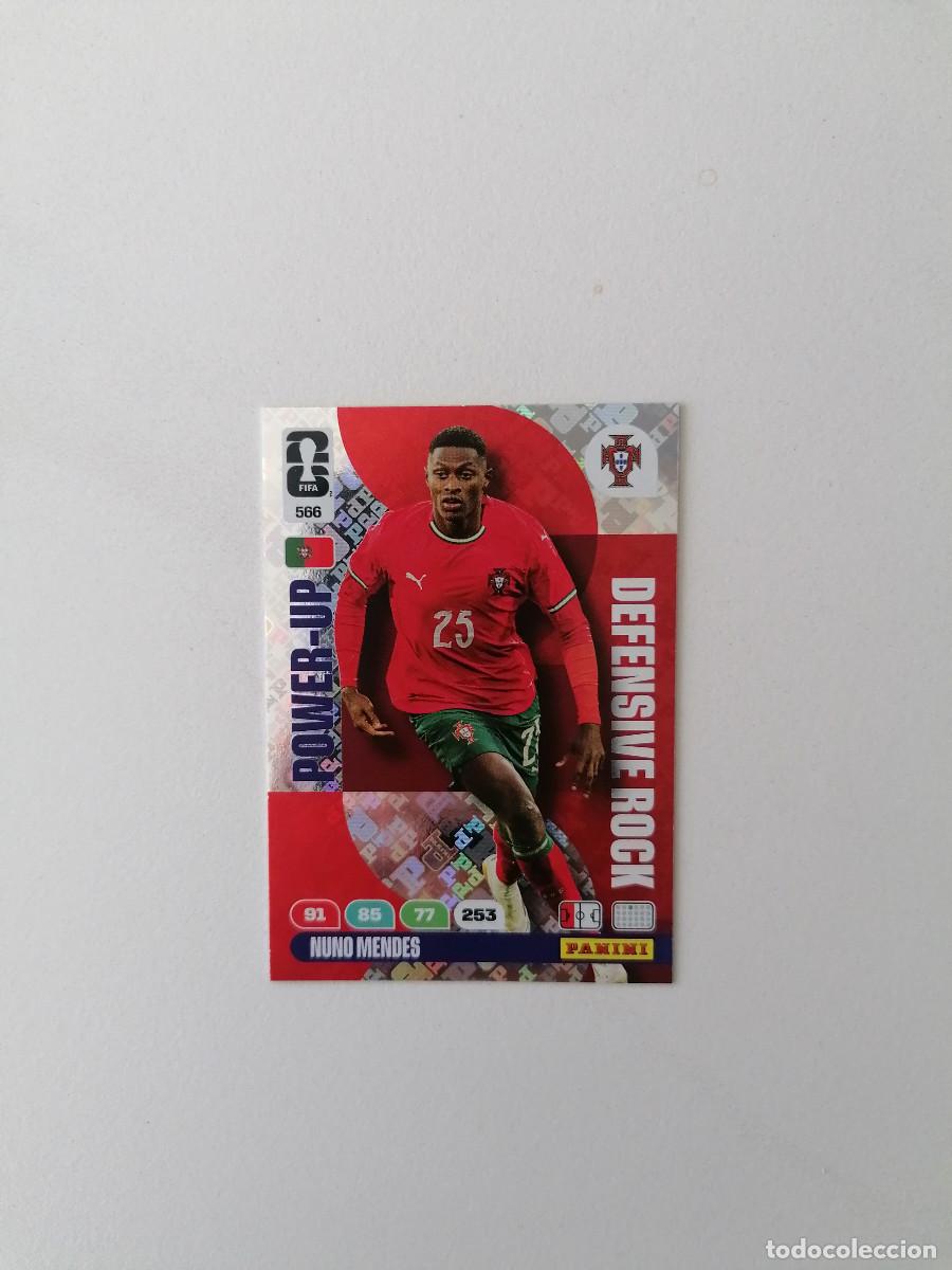 Cromos de F&uacute;tbol: 566 MENDES Defensive Rock World Cup 2026 Adrenalyn XL Panini