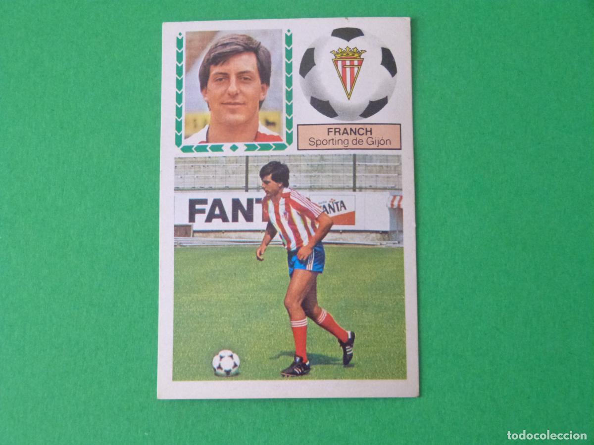 Cromos de F&uacute;tbol: CROMO FUTBOL FRANCH REAL SPORTING DE GIJON DESPEGADO FICHAJE N&ordm; 42 LIGA ESTE 1983-1984/83-84