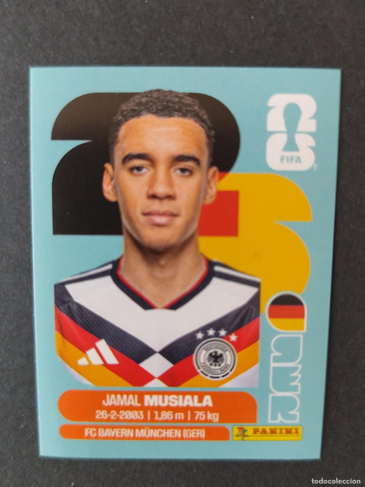 Cromos de F&uacute;tbol: GER15 JAMAL MUSIALA 15 ALEMANIA MUNDIAL FIFA WORLD CUP 2026 STICKER PANINI SIN PEGAR