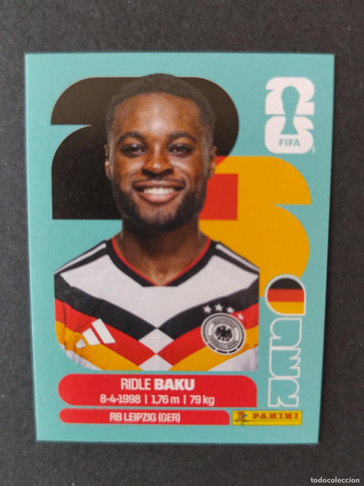 Cromos de F&uacute;tbol: GER8 RIDLE BAKU 8 ALEMANIA MUNDIAL FIFA WORLD CUP 2026 STICKER PANINI SIN PEGAR