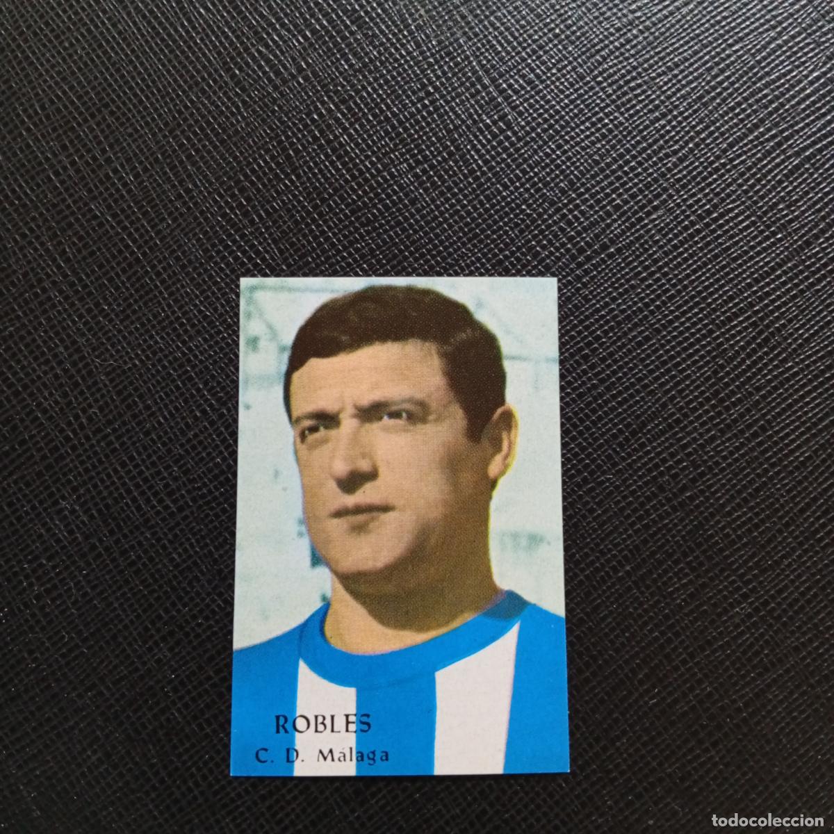 Cromos de F&uacute;tbol: ROBLES MALAGA FHER 1968 1969 CROMO FUTBOL 68 69 LIGA - SIN PEGAR - A206 PG1