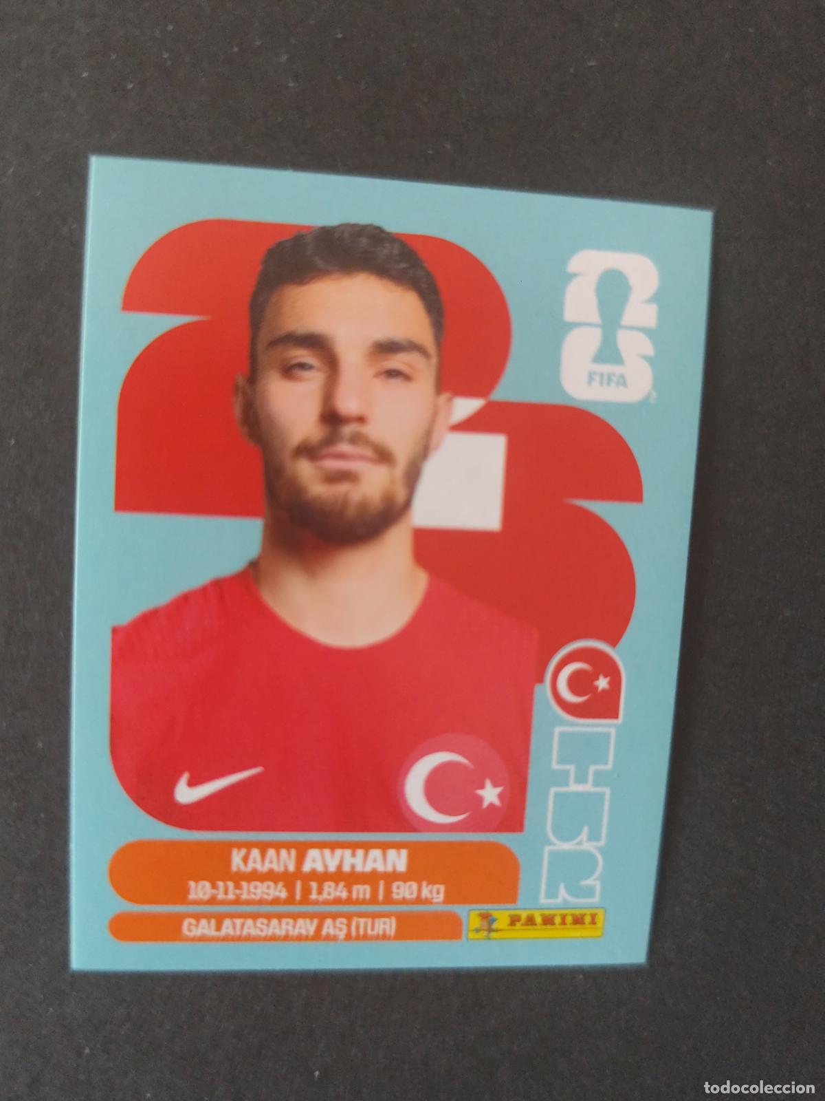 Cromos de F&uacute;tbol: TUR9 KAAN AYHAN 9 TURQU&Iacute;A MUNDIAL FIFA WORLD CUP 2026 STICKER PANINI SIN PEGAR