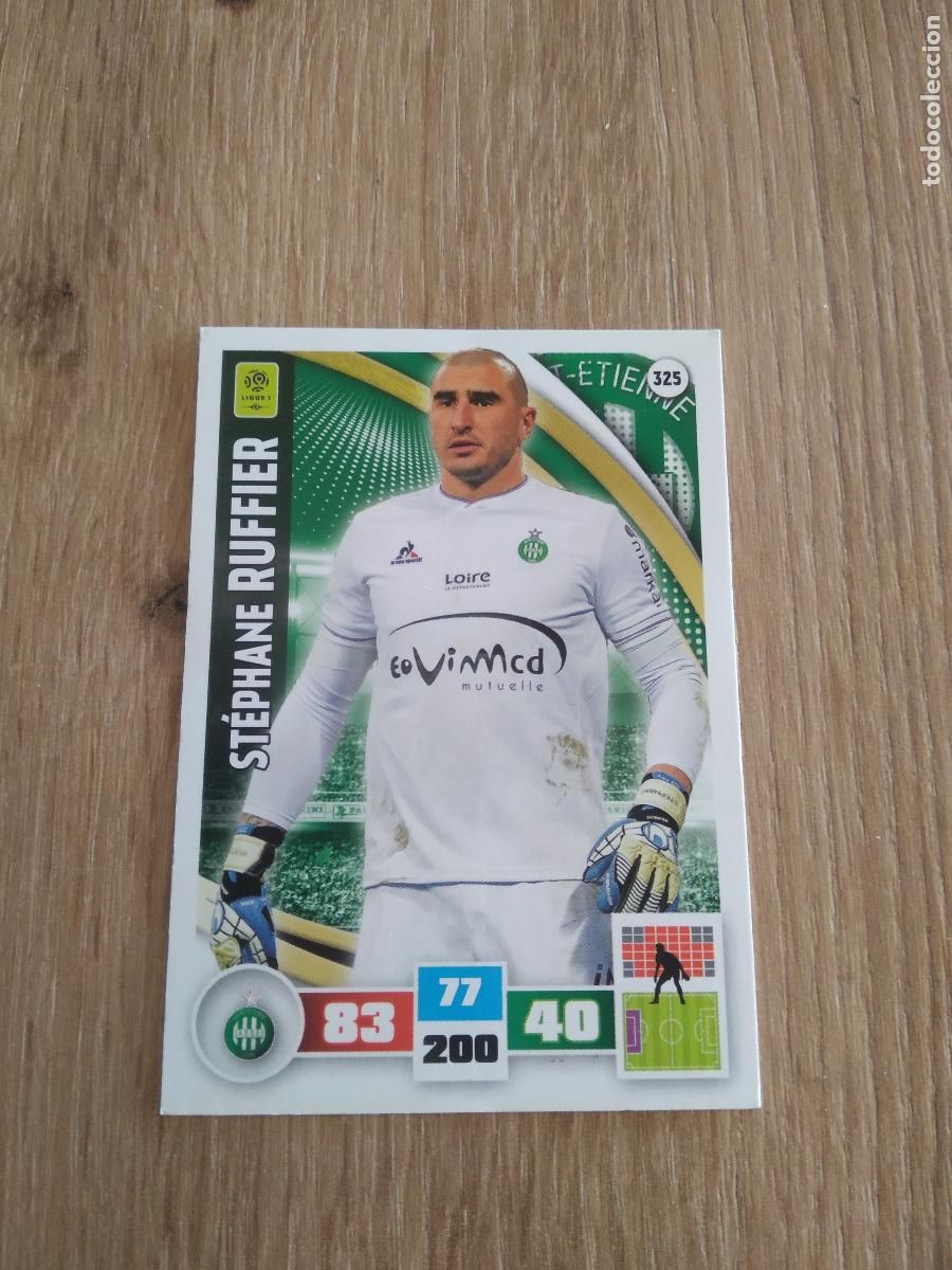 Cromos de F&uacute;tbol: 325 RUFFIER SAINT-ETIENNE CROMO FUTBOL PANINI LIGA FRANCIA 2016-2017 FOOT LIGUE 1 ADRENALYN 16-17