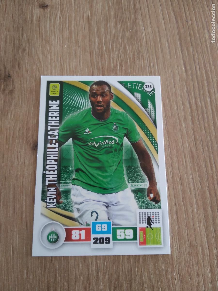 Fu&szlig;ball-Sticker: 326 THEOPHILE-CATHERINE CROMO FUTBOL PANINI LIGA FRANCIA 2016-2017 FOOT LIGUE 1 ADRENALYN 16-17
