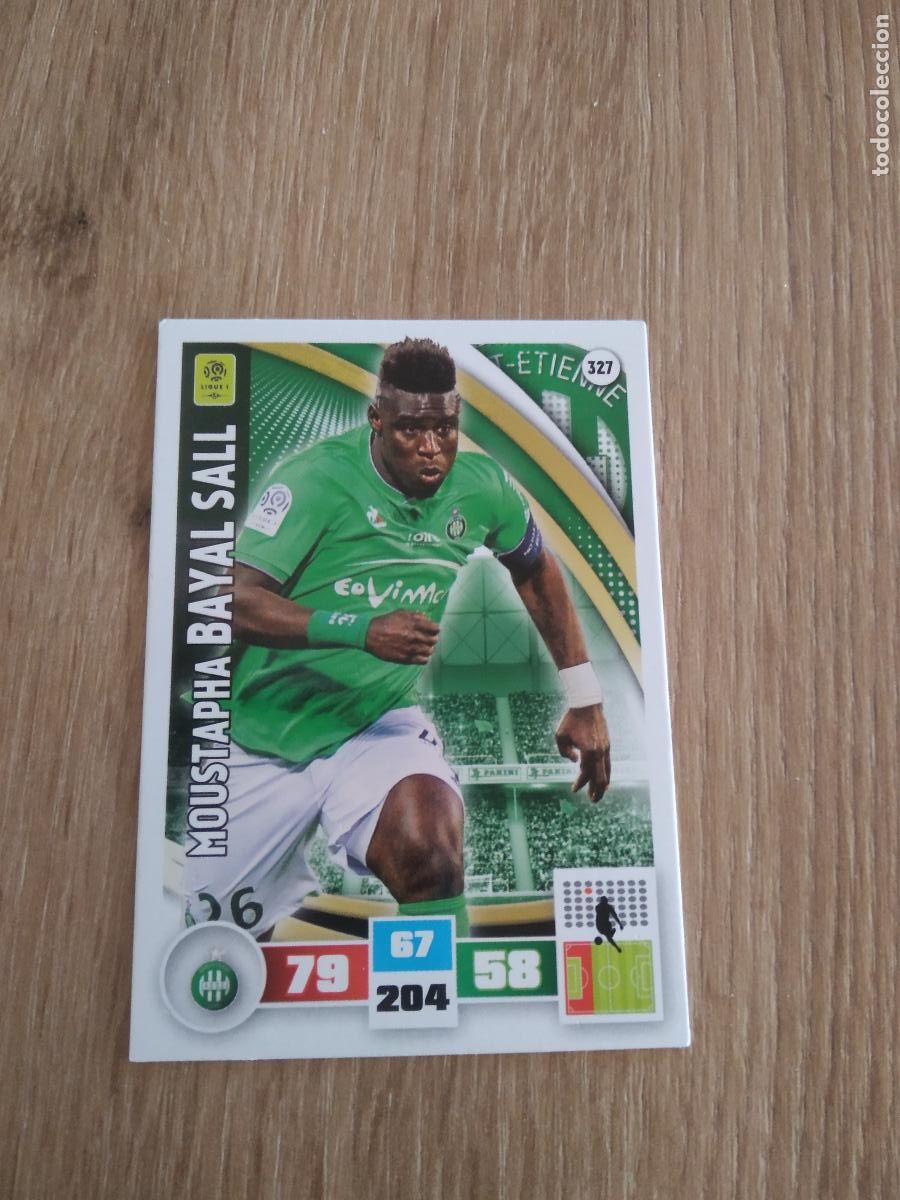 Fu&szlig;ball-Sticker: 327 BAYAL SALL CROMO FUTBOL PANINI LIGA FRANCIA 2016-2017 FOOT LIGUE 1 ADRENALYN 16-17