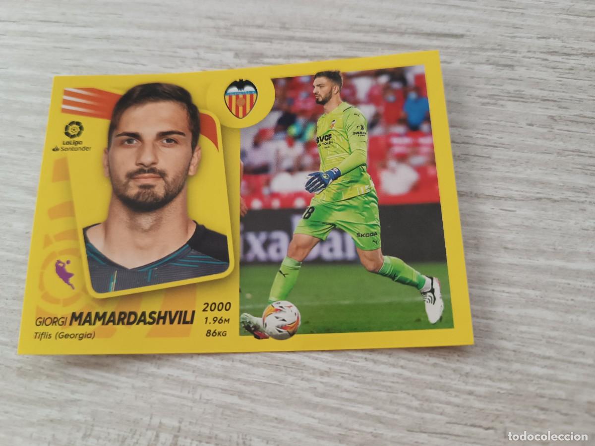 Fu&szlig;ball-Sticker: MAMARDASHVILI FICHAJE 35 NUNCA PEGADO LIGA ESTE 2021 2022 21 22