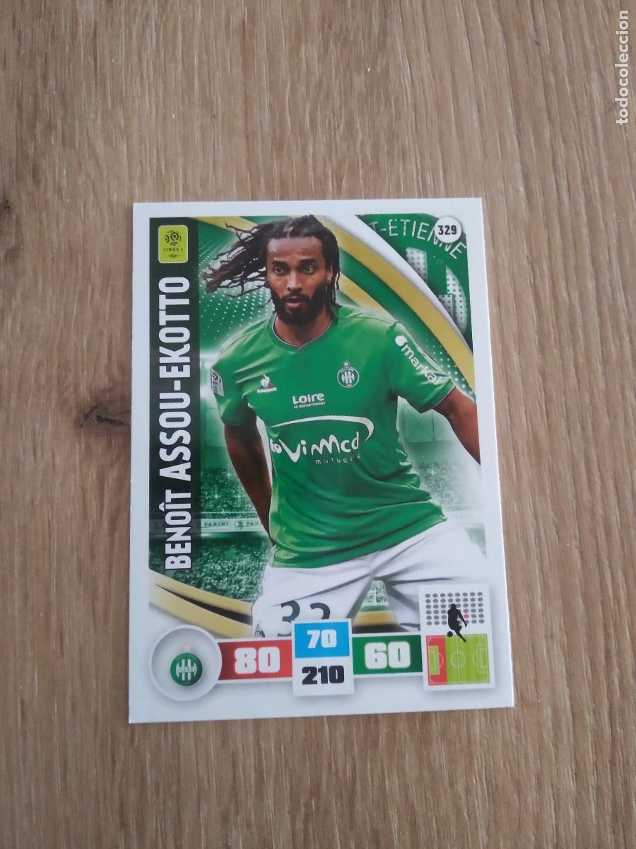 Cromos de F&uacute;tbol: 329 ASSOU-EKOTTO CROMO FUTBOL PANINI LIGA FRANCIA 2016-2017 FOOT LIGUE 1 ADRENALYN 16-17