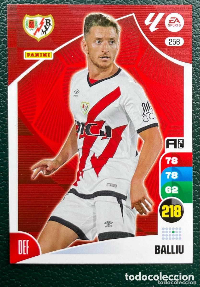 Cromos de F&uacute;tbol: 256 BALLIU RAYO VALLECANO FICHAS ALBUM ADRENALYN XL 2024 2025 24 25