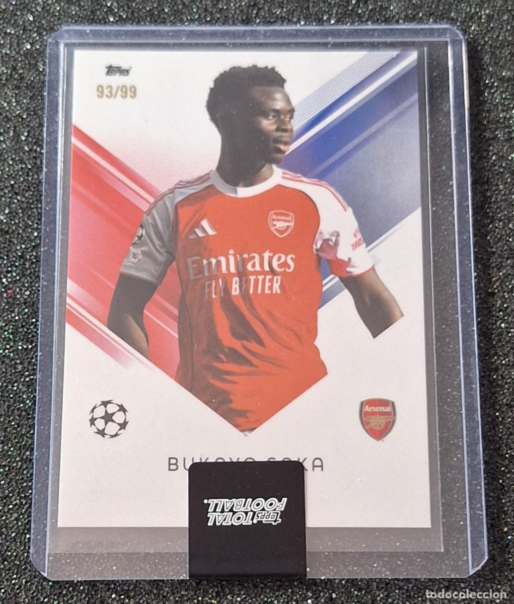 Cromos de F&uacute;tbol: Bukayo Saka Arsenal Topps Total Football 93/99