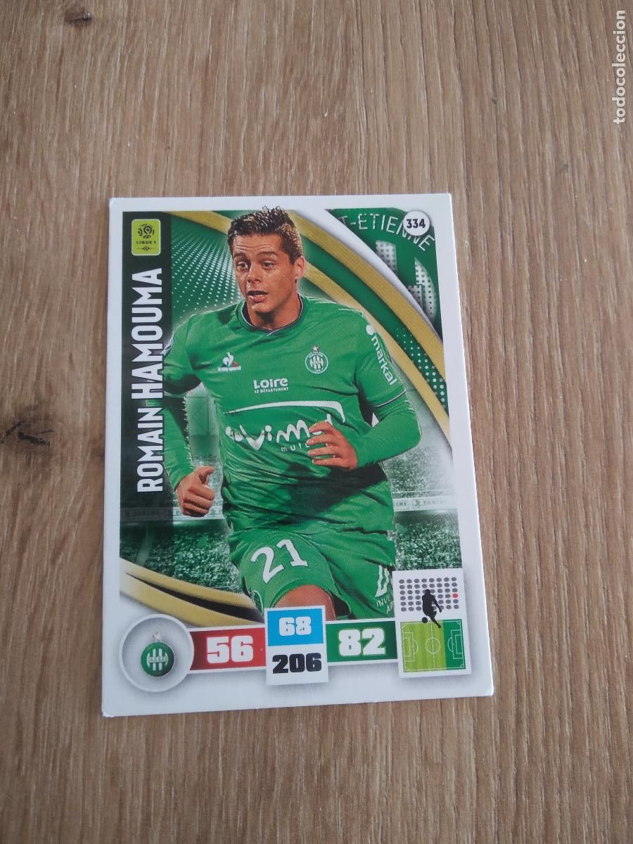 Cromos de F&uacute;tbol: 334 HAMOUMA SAINT-ETIENNE CROMO FUTBOL PANINI LIGA FRANCIA 2016-2017 FOOT LIGUE 1 ADRENALYN 16-17