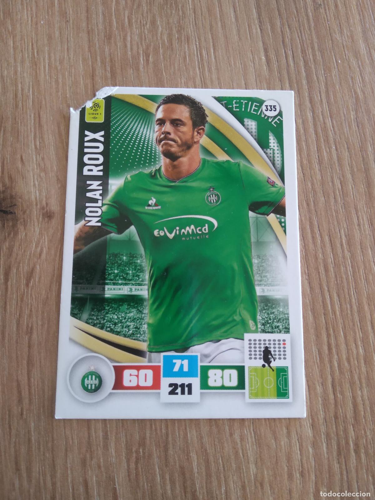 Cromos de F&uacute;tbol: 335 NOLAN ROUX SAINT-ETIENNE CROMO FUTBOL PANINI LIGA FRANCIA 2016-2017 FOOT LIGUE 1 ADRENALYN 16-17