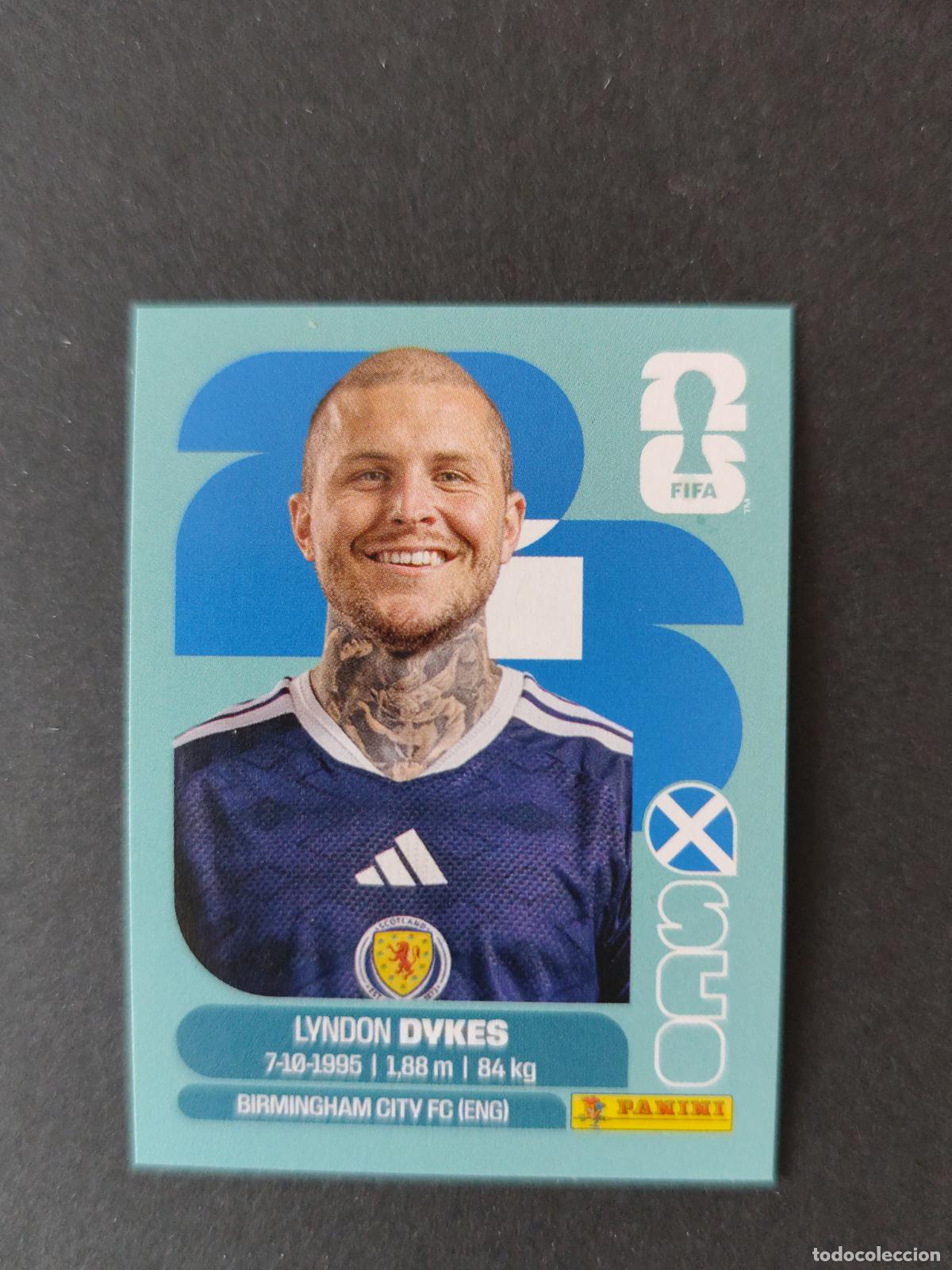 Fu&szlig;ball-Sticker: SCO18 LYNDON DYKES 18 ESCOCIA MUNDIAL FIFA WORLD CUP 2026 STICKER PANINI SIN PEGAR