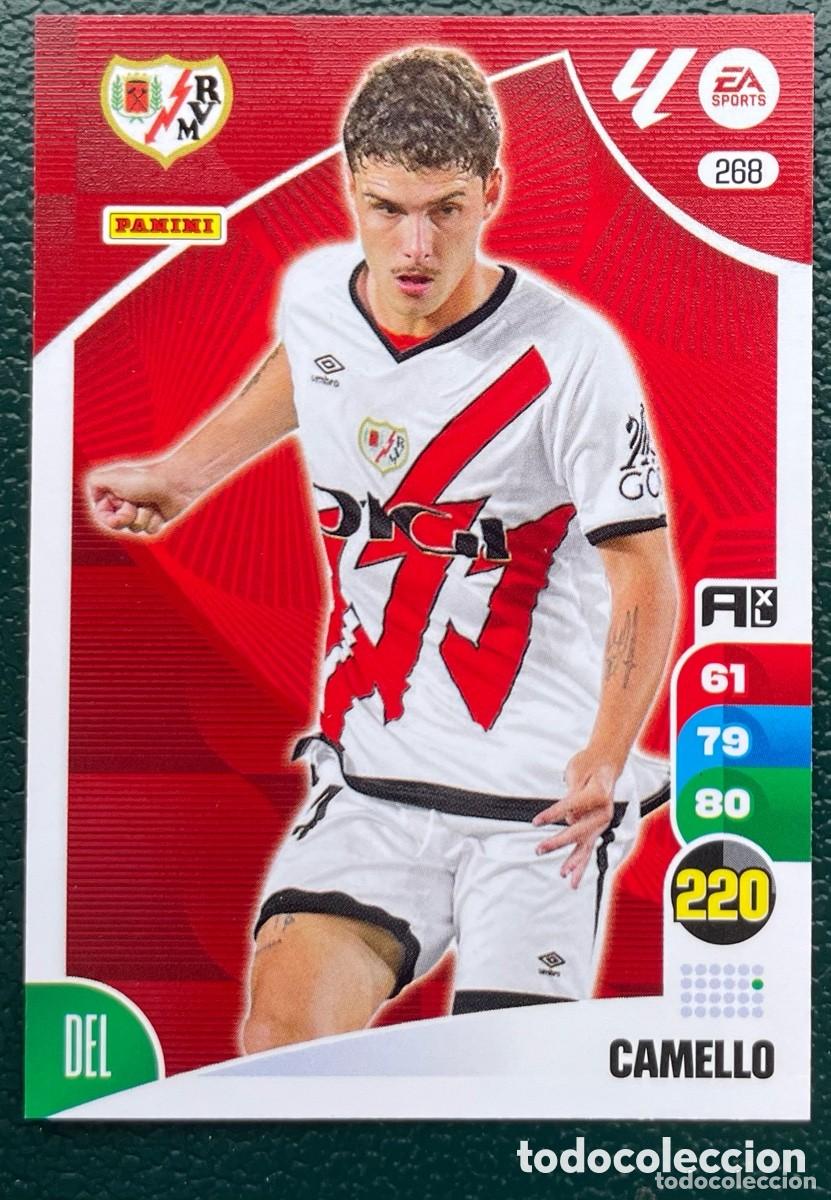 Fu&szlig;ball-Sticker: 268 CAMELLO RAYO VALLECANO FICHAS ALBUM ADRENALYN XL 2024 2025 24 25