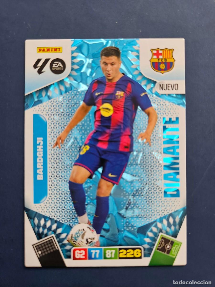 Cromos de F&uacute;tbol: BARDGHJI BARCELONA DIAMANTE ADRENALYN XL 25 26 2025 2026