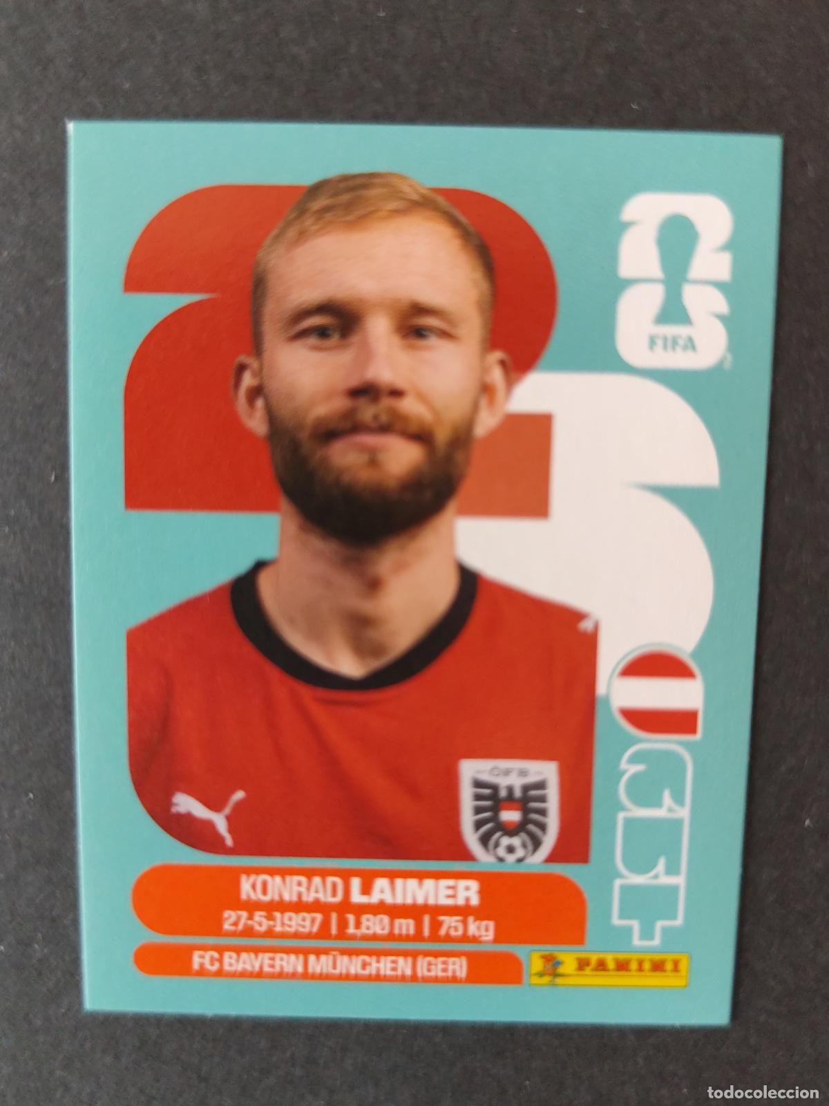 Cromos de F&uacute;tbol: AUT12 KONRAD LAIMER 12 AUSTRIA MUNDIAL FIFA WORLD CUP 2026 STICKER PANINI SIN PEGAR
