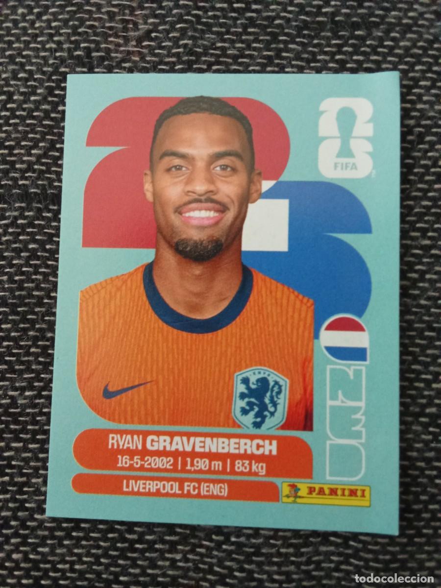 Cromos de F&uacute;tbol: NED11 gravenberch holanda Panini sticker FIFA world CUP 2026