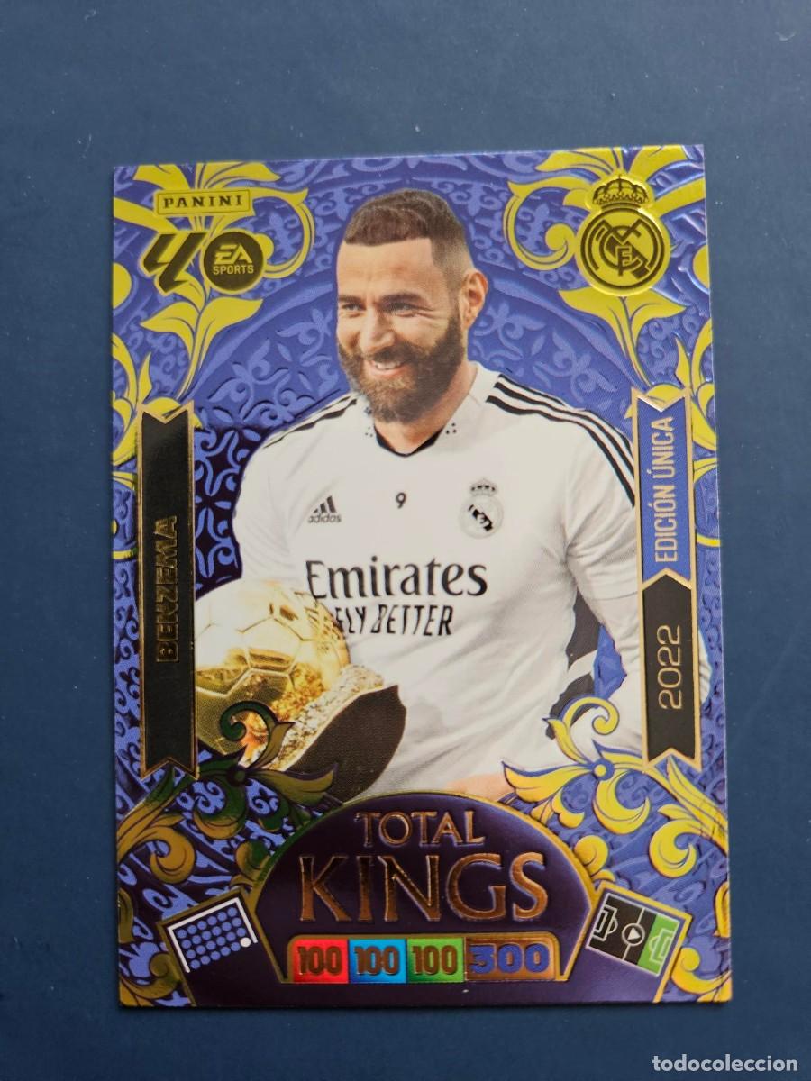 Cromos de Futebol: BENZEMA REAL MADRID TOTAL KINGS EDICION UNICA ADRENALYN XL 25 26 2025 2026