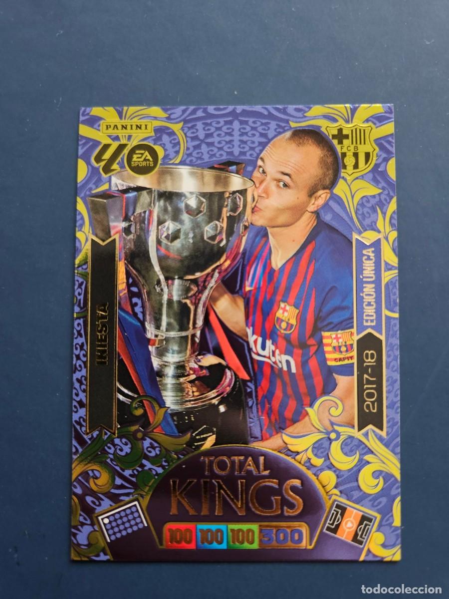 Figurine di Calcio: INIESTA BARCELONA TOTAL KINGS EDICION UNICA ADRENALYN XL 25 26 2025 2026