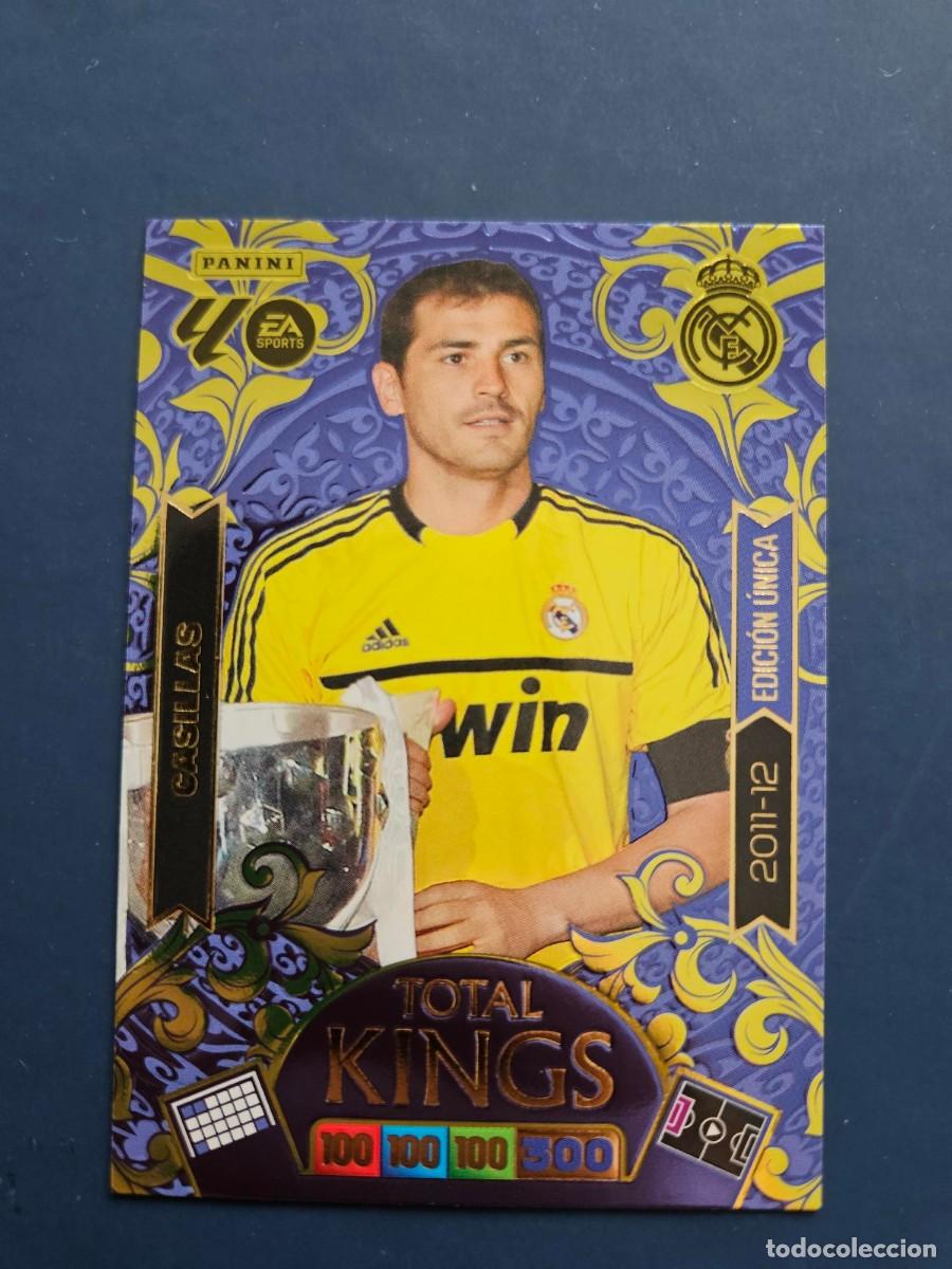 Cromos de F&uacute;tbol: CASILLAS REAL MADRID TOTAL KINGS EDICION UNICA ADRENALYN XL 25 26 2025 2026