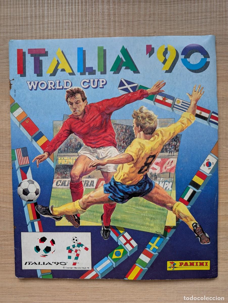 Fu&szlig;ball-Sticker: &Aacute;lbum f&uacute;tbol Italia 90 Panini COMPLETO (Contiene los 447 cromos).