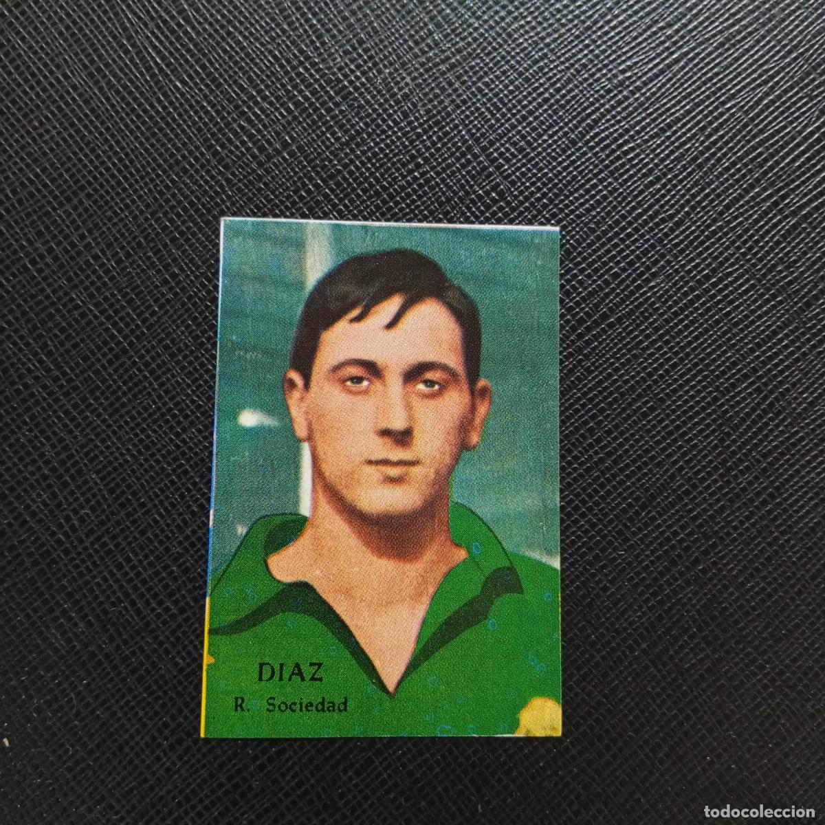 Cromos de F&uacute;tbol: DIAZ REAL SOCIEDAD FHER 1968 1969 CROMO FUTBOL 68 69 LIGA - SIN PEGAR - A206 PG7