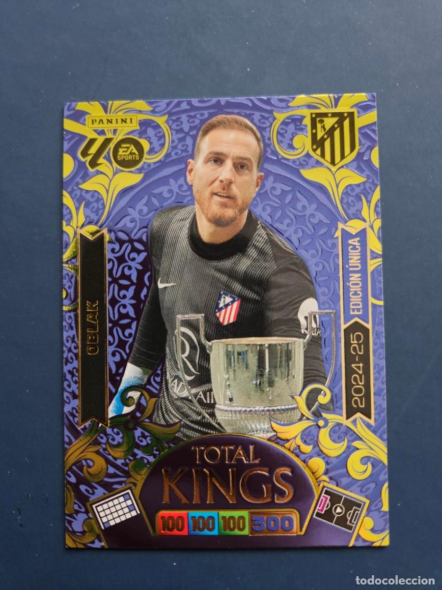 Cromos de F&uacute;tbol: OBLAK ATLETICO MADRID TOTAL KINGS EDICION UNICA ADRENALYN XL 25 26 2025 2026