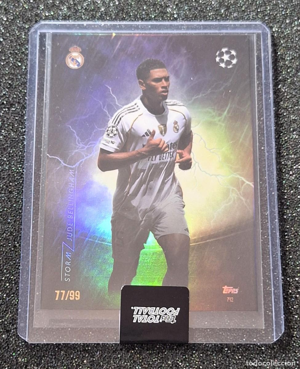 Cromos de F&uacute;tbol: Jude Bellingham Real Madrid Topps Total Football 77/99 Storm