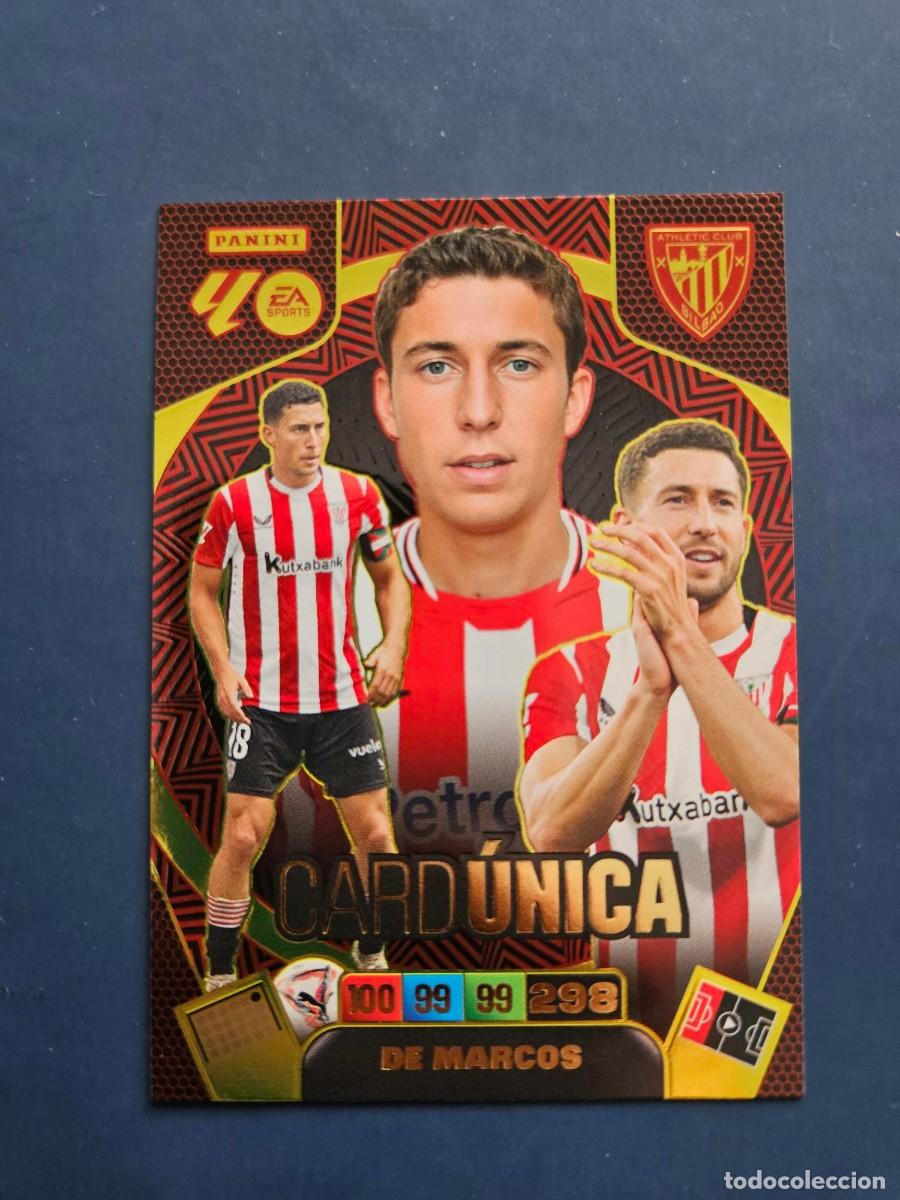 Cromos de F&uacute;tbol: DE MARCOS ATHLETIC BILBAO CARD UNICA ADRENALYN XL 25 26 2025 2026