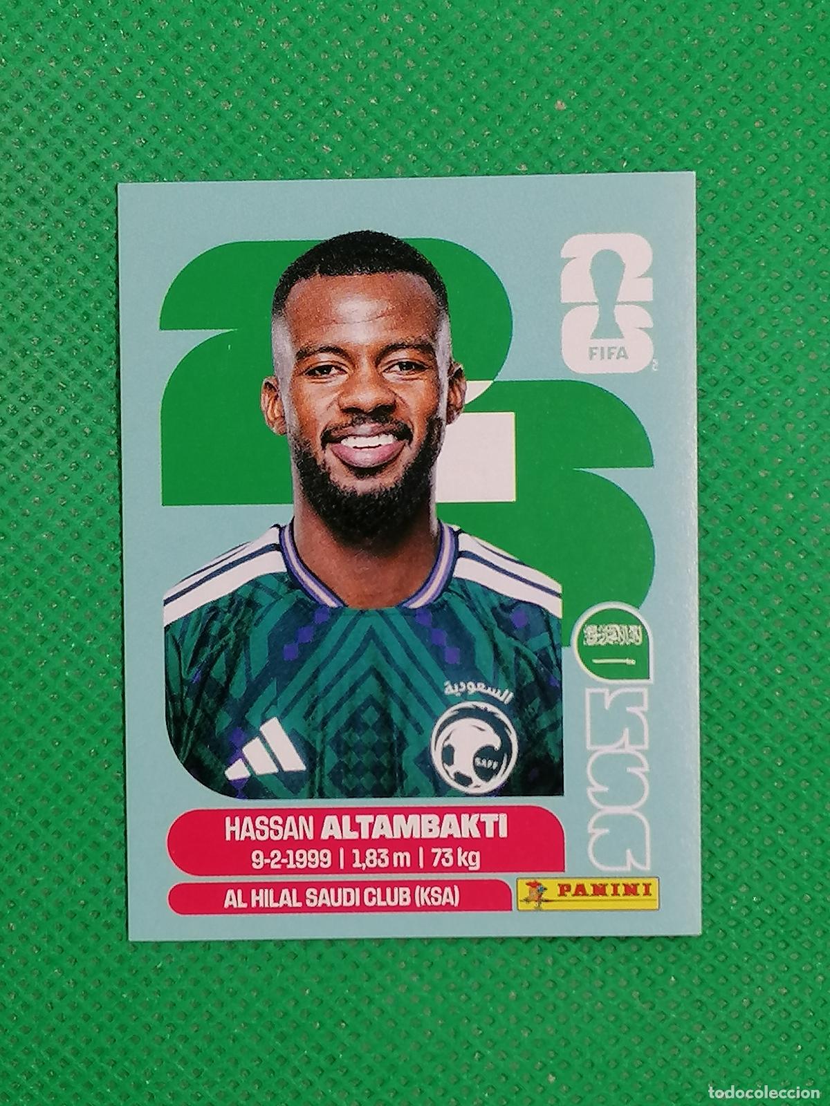 Cromos de F&uacute;tbol: KSA 8 KSA8 HASSAN ALTAMBAKTI ARABIA SAUDI ⚽ PANINI FIFA MUNDIAL WORLD CUP 26 2026 STICKER ⚽