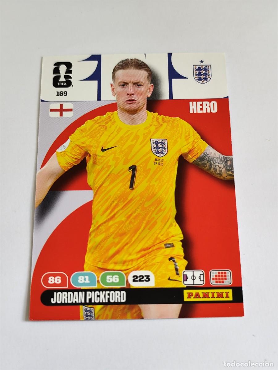 Cromos de F&uacute;tbol: FIFA WORLD CUP 2026 PANINI ADRENALYN XL 169 JORDAN PICKFORD - HERO INGLATERRA