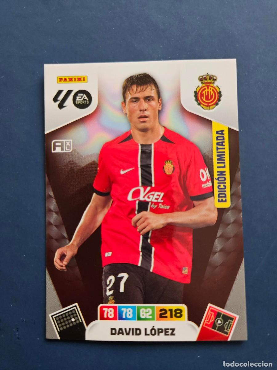 Cromos de F&uacute;tbol: DAVID LOPEZ MALLORCA EDICION LIMITADA ADRENALYN XL 25 26 2025 2026