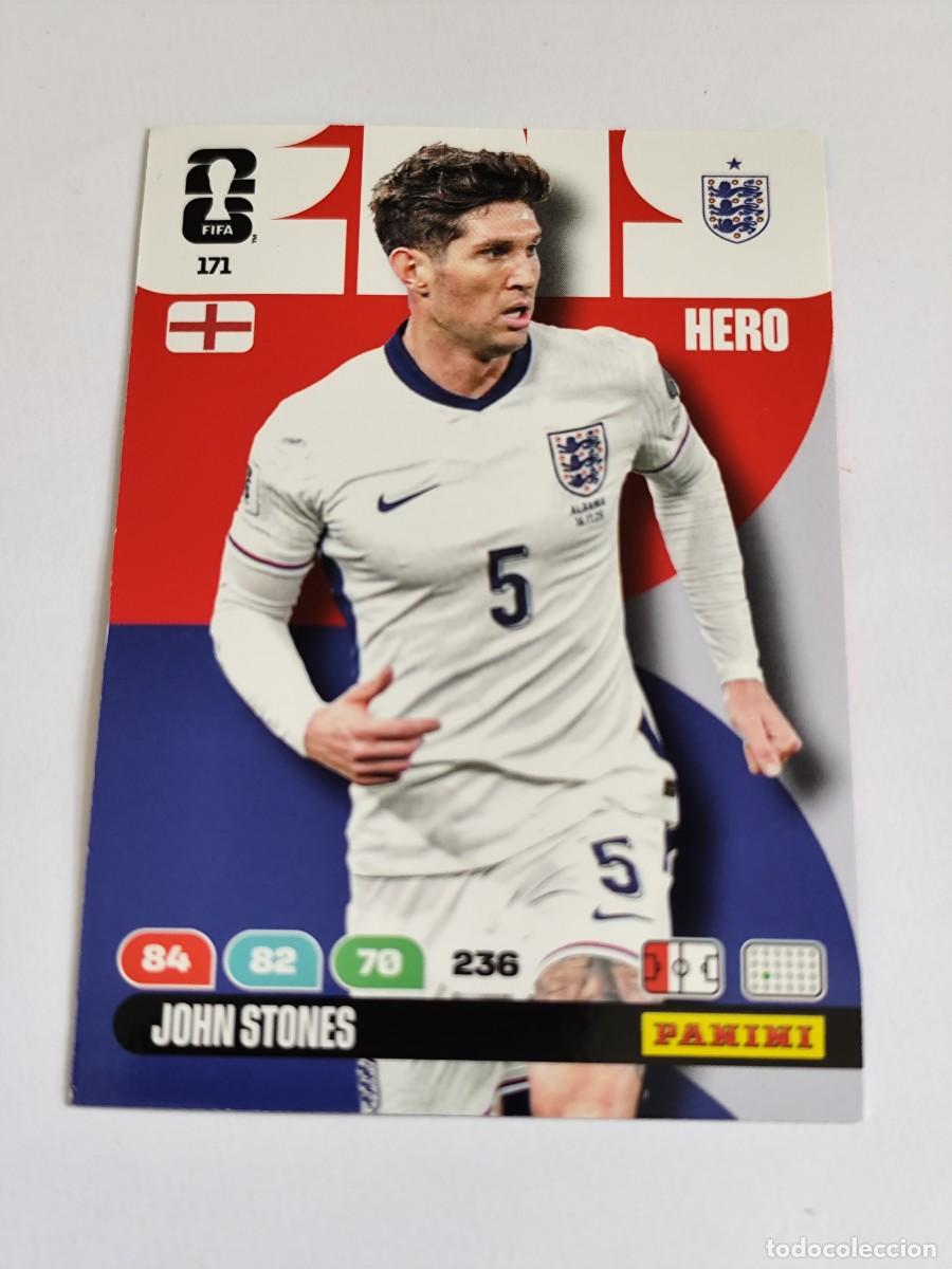 Cromos de F&uacute;tbol: FIFA WORLD CUP 2026 PANINI ADRENALYN XL 171 JOHN STONES - HERO INGLATERRA