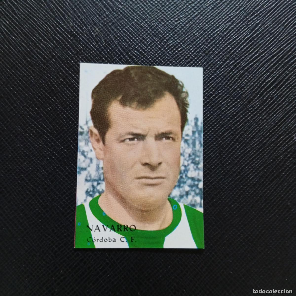 Cromos de F&uacute;tbol: NAVARRO CORDOBA FHER 1968 1969 CROMO FUTBOL 68 69 LIGA - SIN PEGAR - A206 PG8